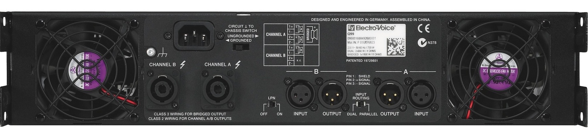 Ampli Công suất Electro-Voice Q66-II 230V