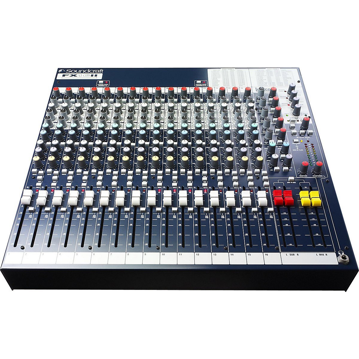 Bàn trộn âm thanh Mixer Soundcraft FX16ii