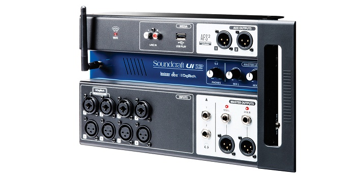 Bộ trộn kỹ thuật số 12 kênh Soundcraft Ui12