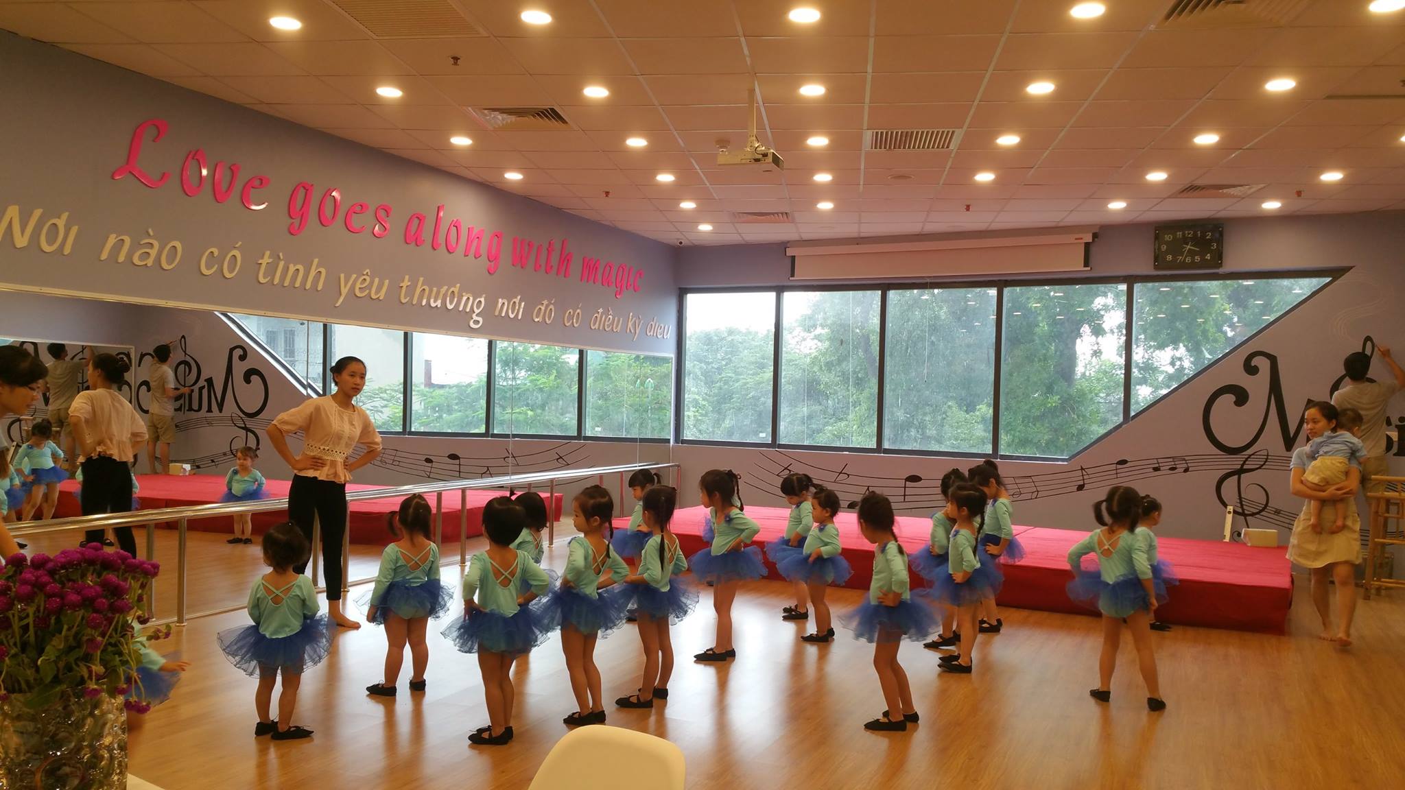 Lắp đặt loa cho Trường Mầm Non Song Ngữ GoldenKids MiPec