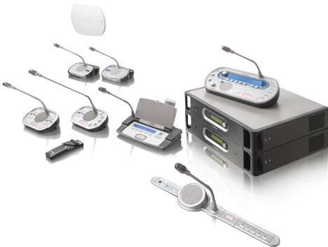 Các thiết bị trong hệ thống hội thảo không dây DCN