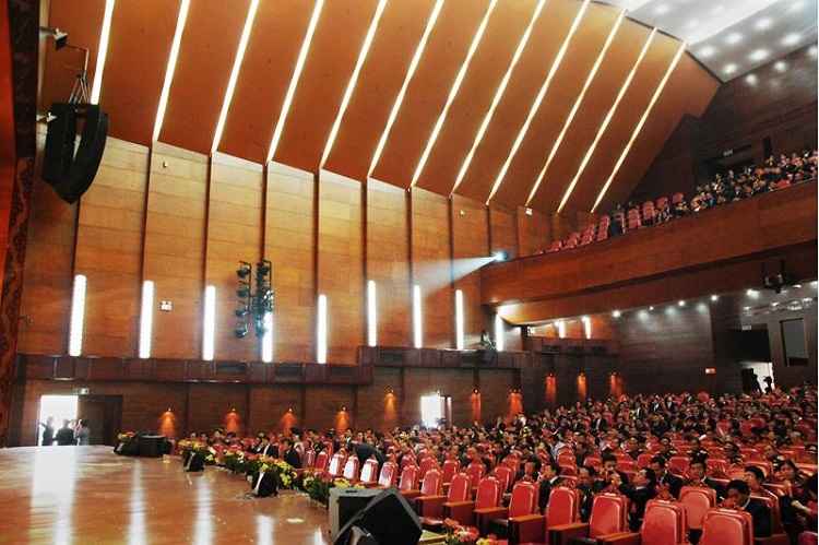 Hình ảnh: Hệ thống âm thanh hội trường tại nước ngoài