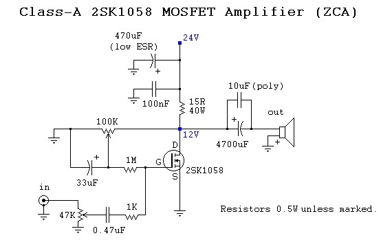 Mạch Amply Class A số 4