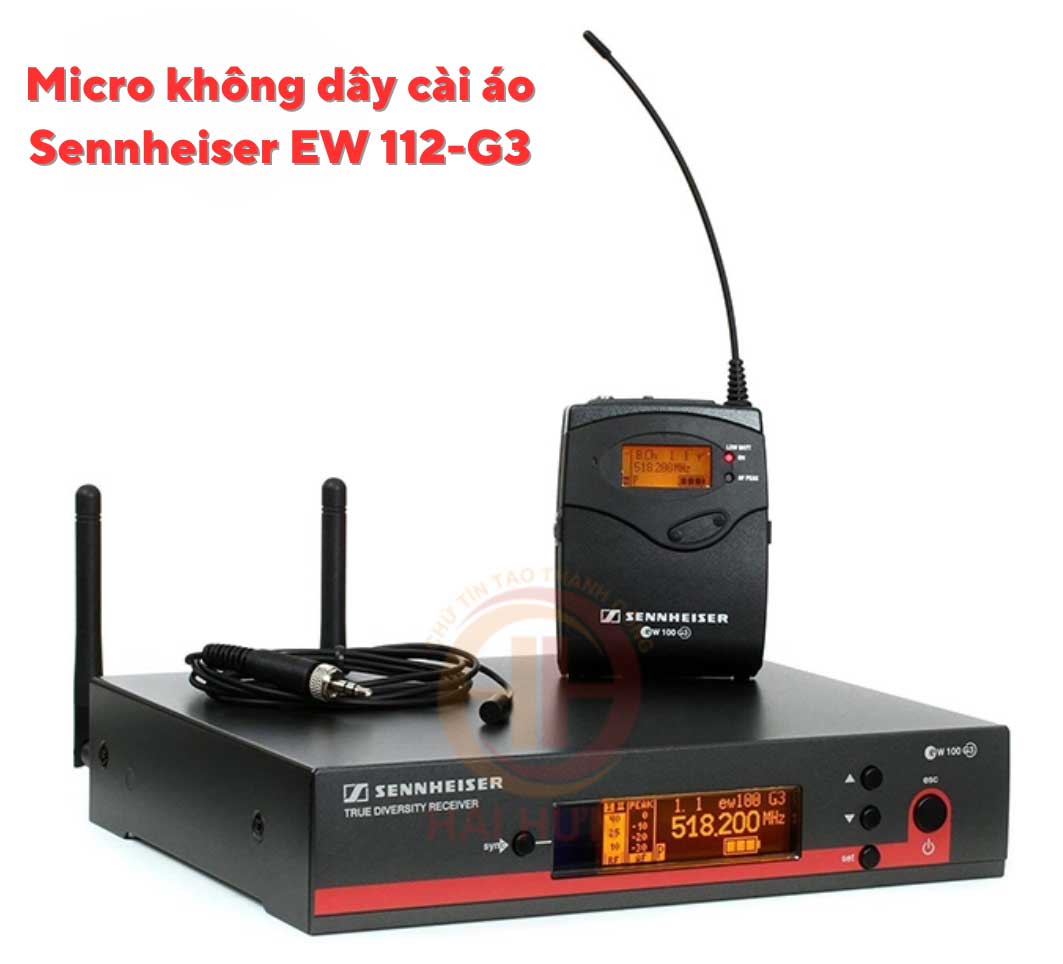 Micro trợ giảng không dây cài áo Sennheiser EW 112-G3