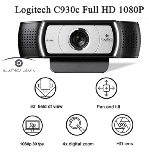 Logitech USB C930C được tích hợp thêm Camera