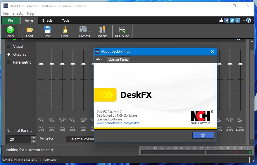 Ứng dụng DeskFX Audio Enhancer