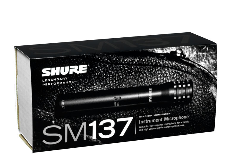 Micro Shure SM137-LC - Micro Nhạc Cụ Cardiod Condenser